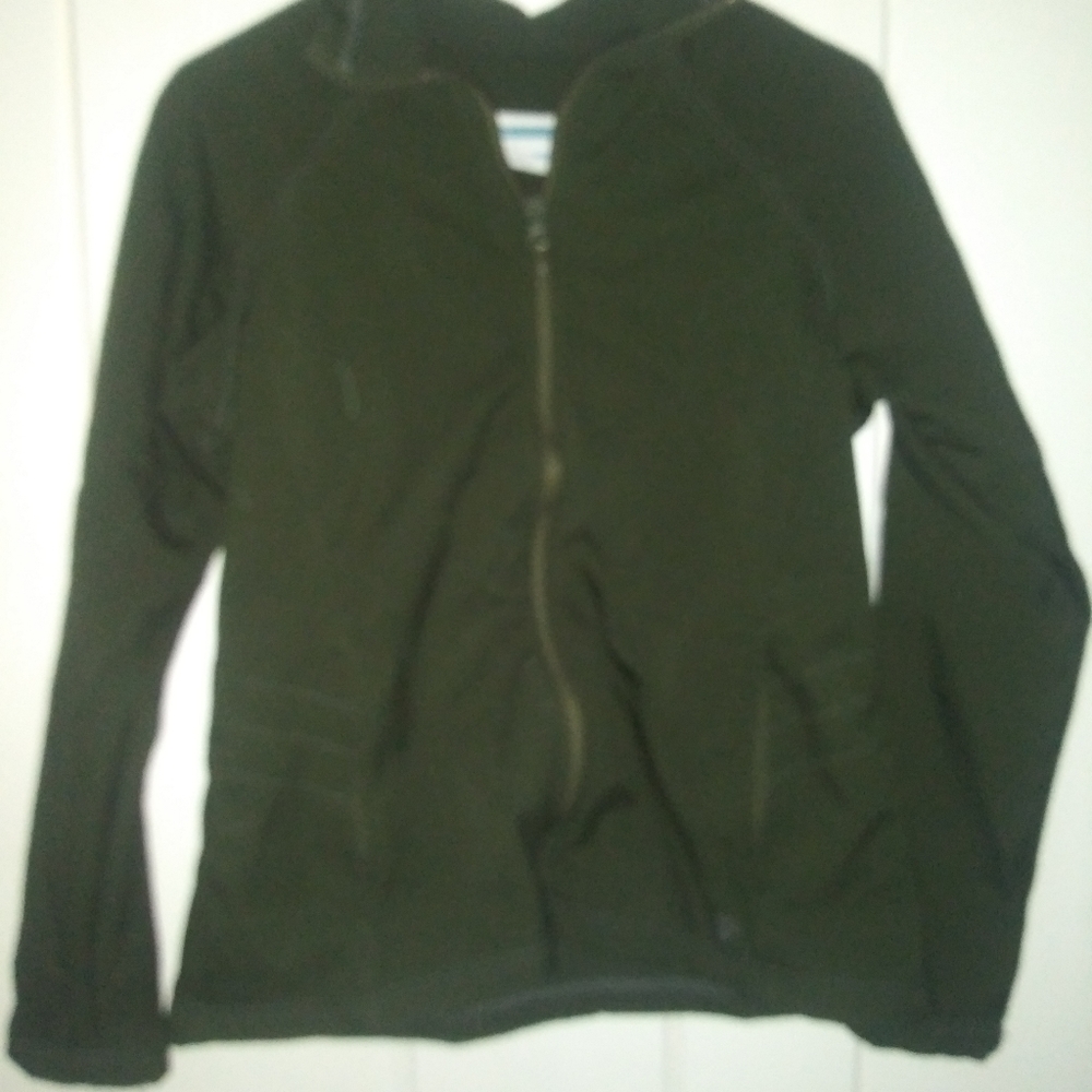 Olive green zip up